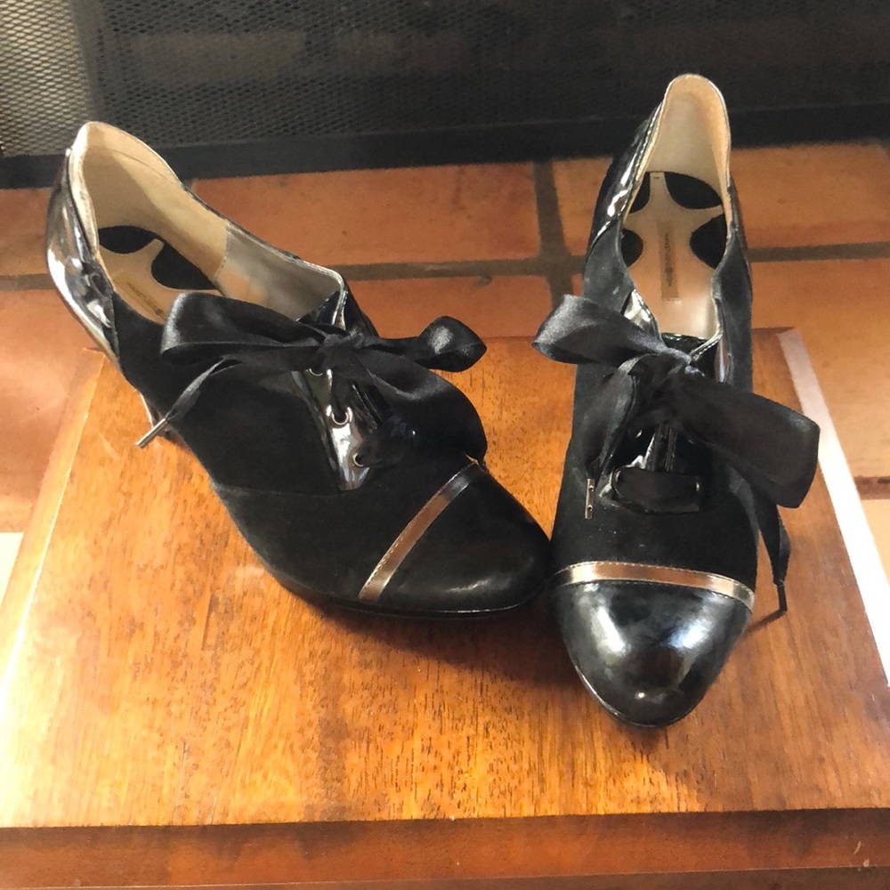 Leather and Suede Heels. Gently used. Size 7